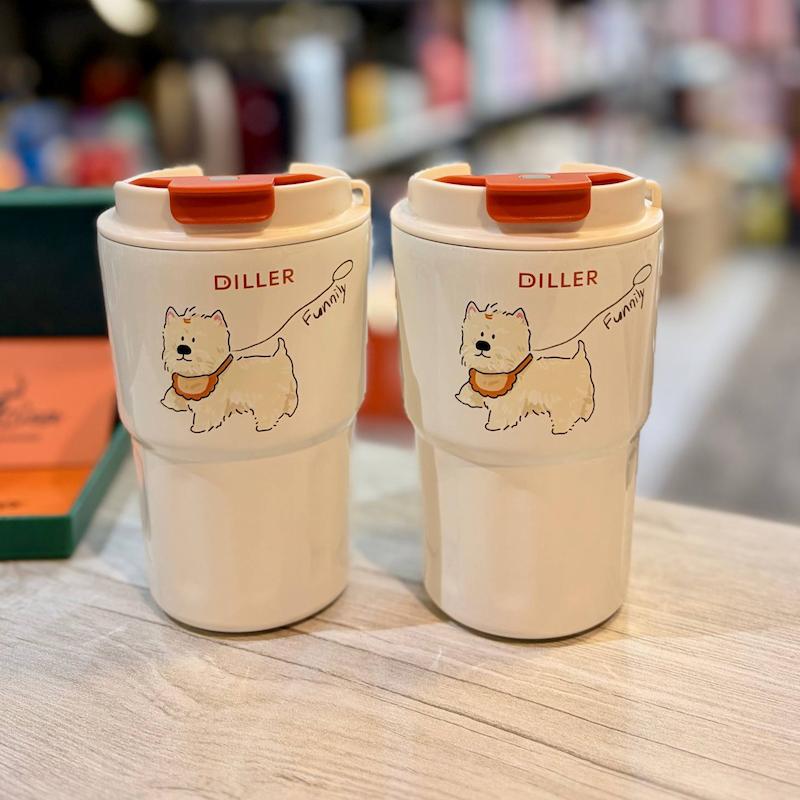 تراول ماگ طرح سگ برند دیلر diller