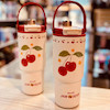 تراول ماگ دسته دار ۸۸۰ میل مدل cherry طرح گیلاس برند دیلر diller