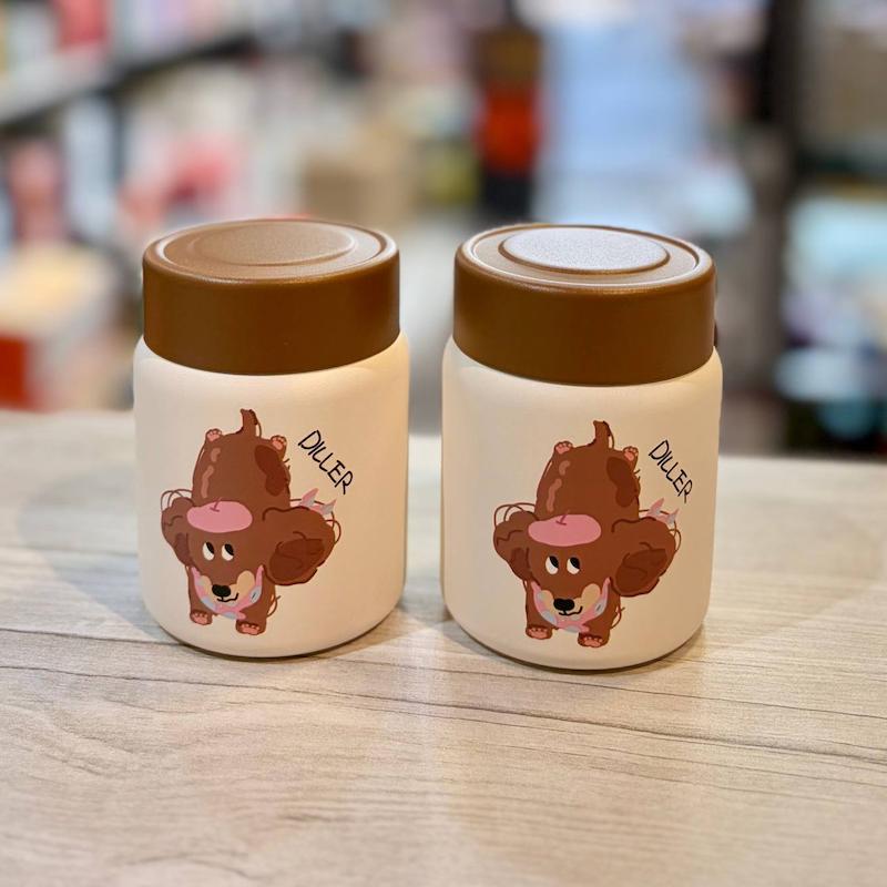 مینی فلاسک اسپرسو خوری مدل puppy طرح سگ برند دیلر diller