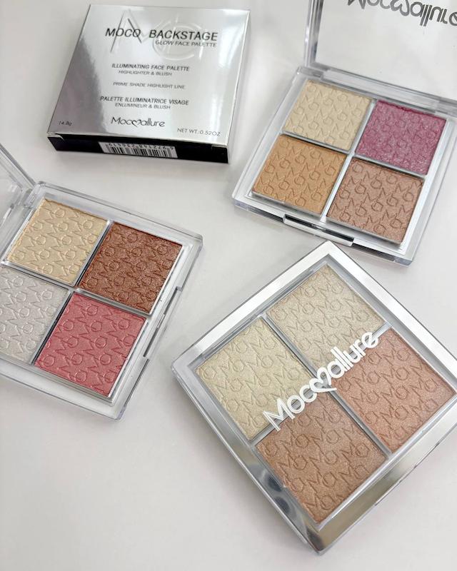 پلت همه کاره دوپ دیور هایلایتر ، رژگونه، برنزه mocallure