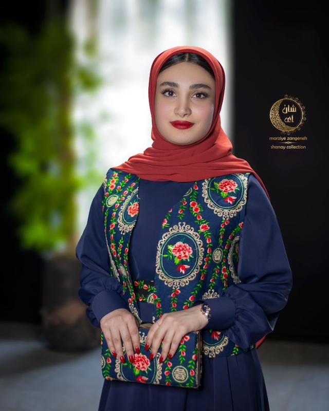 جلیقه و سارافون اطلس 