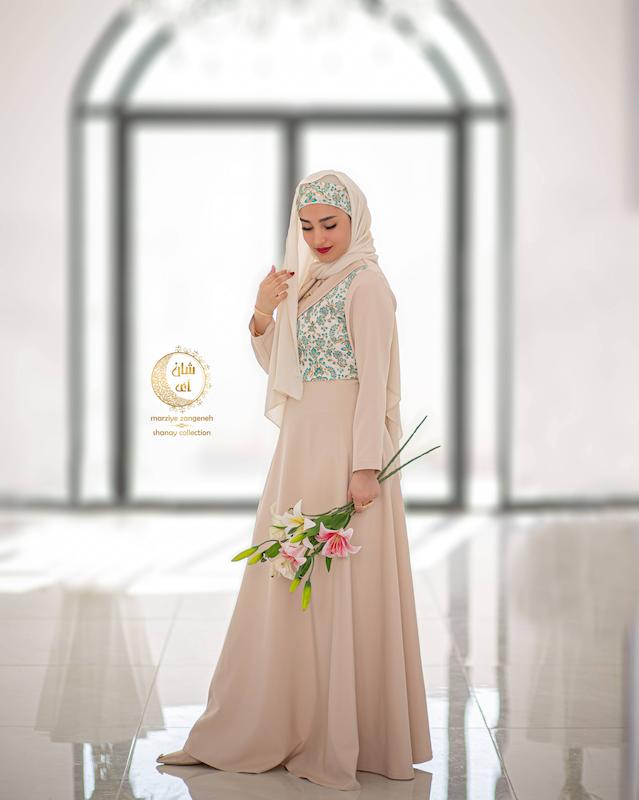 پیراهن الیزابت فیروزه ای