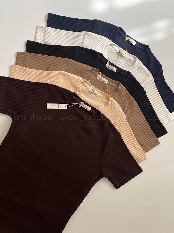 🌸تیشرت یقه گرد🌸