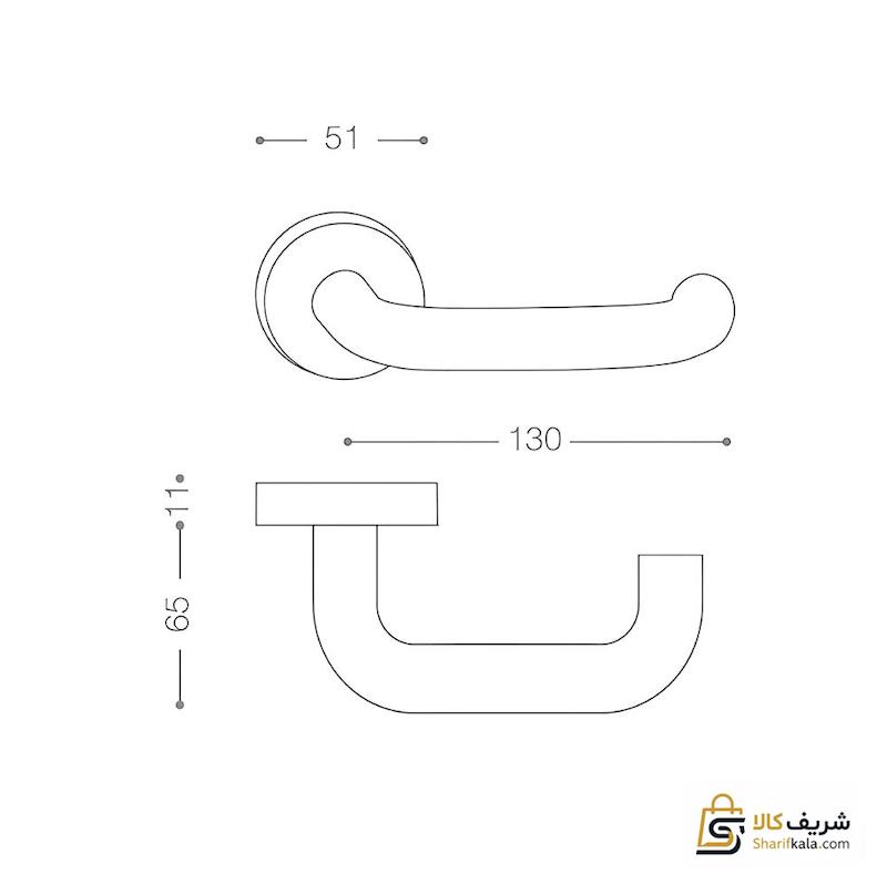 دستگیره رزت بهریزان SL22R