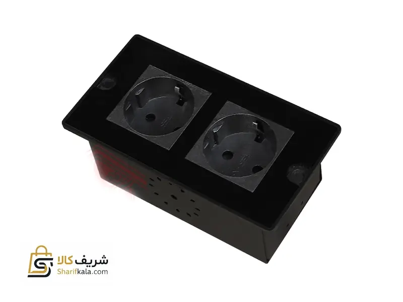 پریز توکار دو سوکت کوچک تیسا 1018