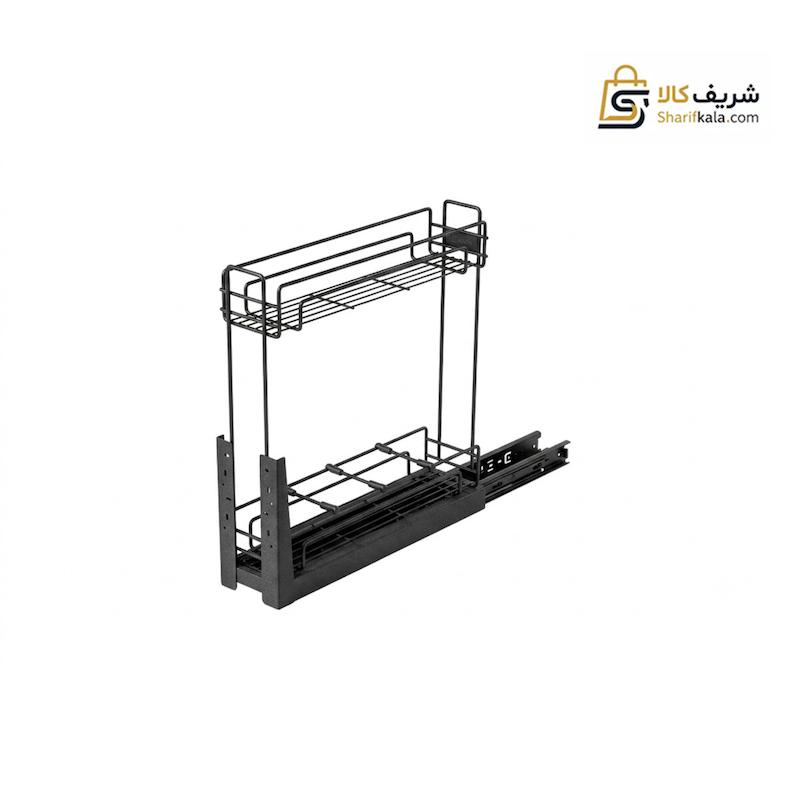  جابطری ریل کف مشکی دو طبقه – رایان