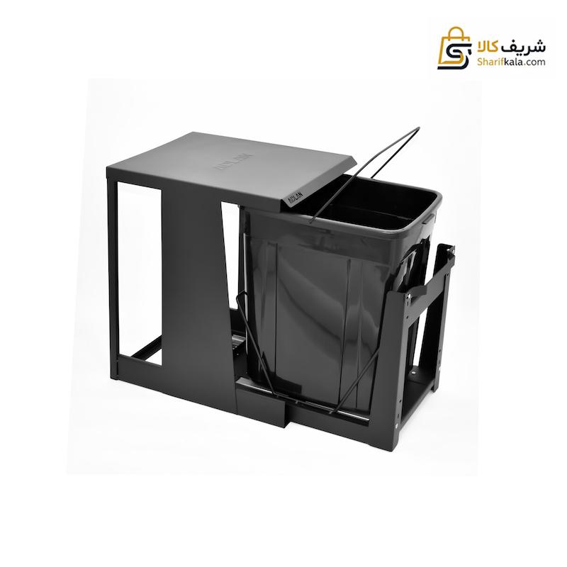  سطل زباله بزرگ ریل کف تاندم تک مخزنه (36 لیتری) – زانکو