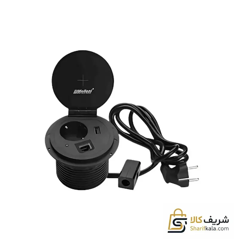 پریز برقی توکار گرد 10032 برند ملونی