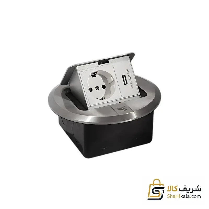پریز برقی توکار دفنی Floor Socket 10120 برند