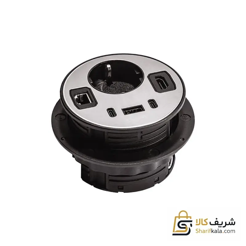 پریز برقی توکار گرد 10096 برند ملونی