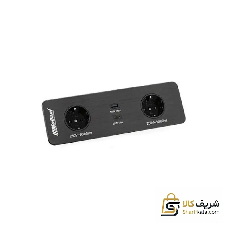 پریز برقی توکار 10056 برند ملونی