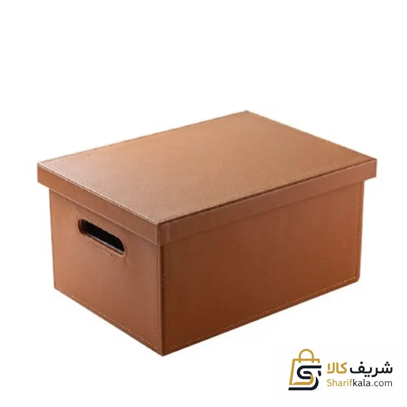 باکس چرمی داخل کمد لباس با پوشش داخلی مخمل 80