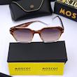 عینک آفتابی مردانه موسکات Moscot مدل 1203 مستر دسته سیم کائوچو اسیتیت به همراه کاور و دستمال 