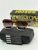 عینک آفتابی مردانه موسکات Moscot مدل 1203 مستر دسته سیم کائوچو اسیتیت به همراه کاور و دستمال 
