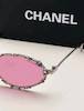 عینک chanel مدل نگینی کیفیت مستر کوالیتی به همراه کاور و دستمال اشانتیون 