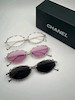 عینک chanel مدل نگینی کیفیت مستر کوالیتی به همراه کاور و دستمال اشانتیون 