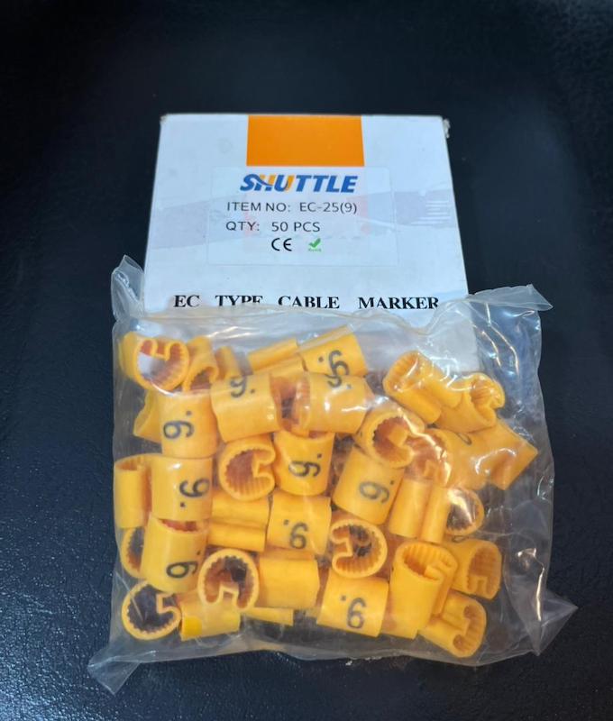 شماره سیم حلقه‌ای EC-25 مناسب کابل‌های بزرگ و کاربردهای صنعتی فروش بسته‌ای