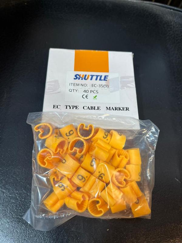 شماره سیم حلقه ای EC-35 برای کابل‌های پر قدرت و سیم‌های با قطر بالا فروش بسته‌ای