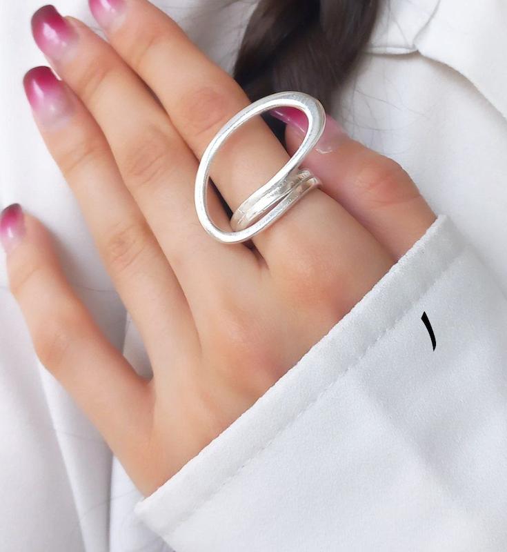 انگشتر آب نقره (ارسال رایگان)