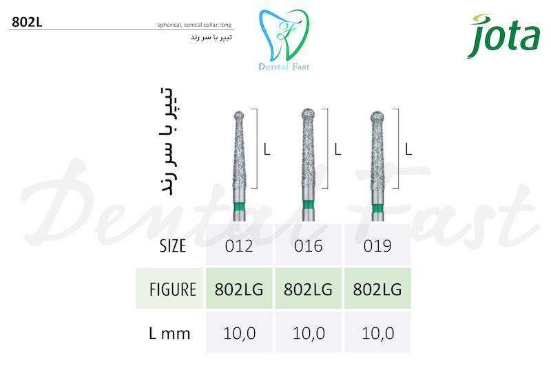 فرز تیپر با سربلند 802L جوتا