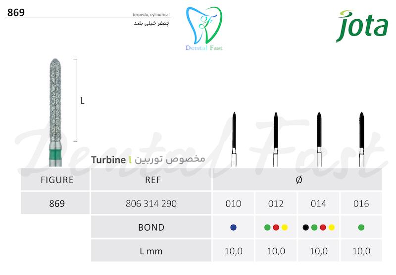 فرز الماسی چمفر خیلی بلند 869 جوتا