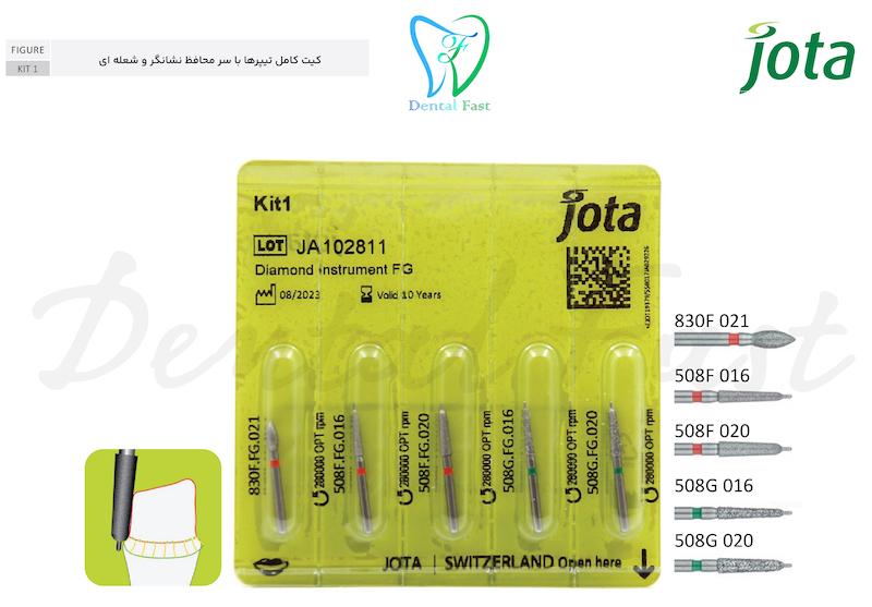 کیت کامل تیپرها با سر محافظ نشانگر و شعله ای Kit1 جوتا
