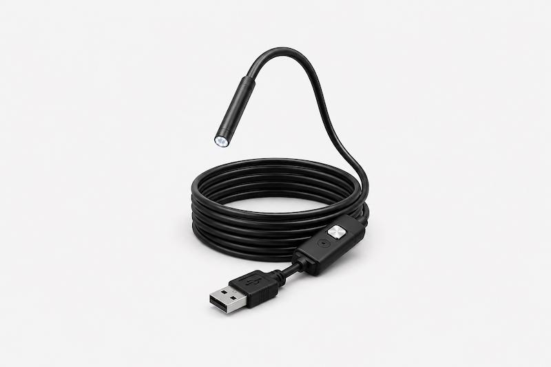 دوربین آندوسکوپی USB مدل 1.3 مگاپیکسل با لنز 7mm و کابل 1 متری