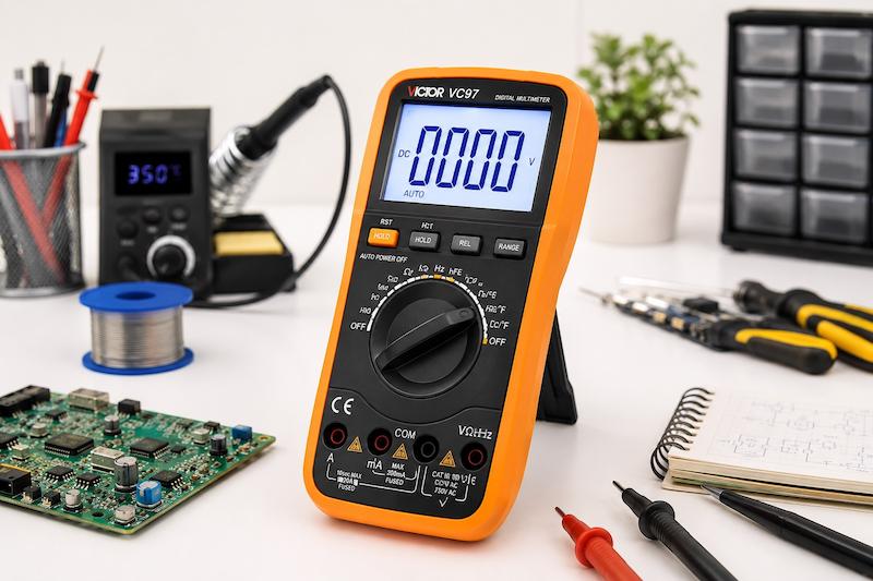 مولتی متر دیجیتال اتورنج VICTOR مدل VC97 True RMS