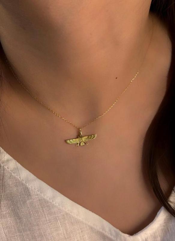 پلاک طلا فروهر 