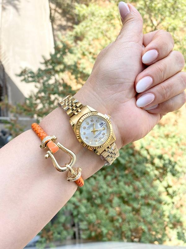 ساعت رولکس استیل تمام طلایی