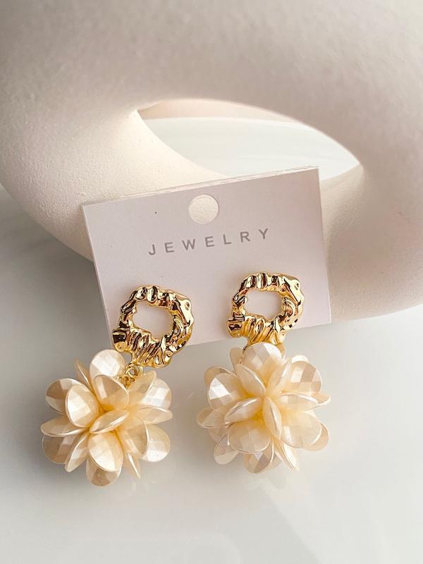 گوشواره صدف پولکی