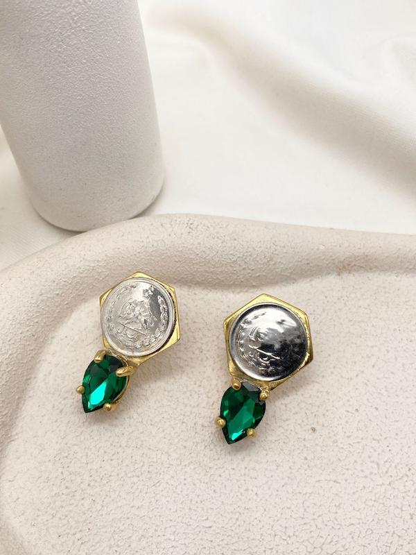 گوشواره زمرد