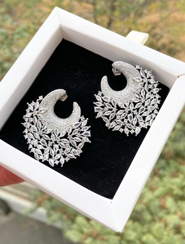 گوشواره جواهری ماه🌙