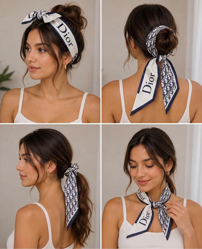 باندانا طرح Dior