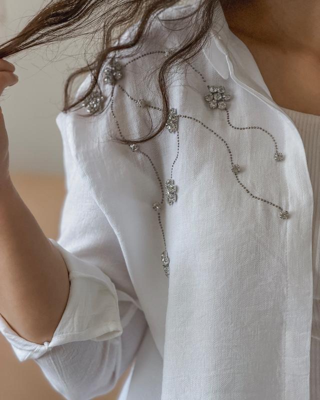 شومیز سنگدوزی ترک