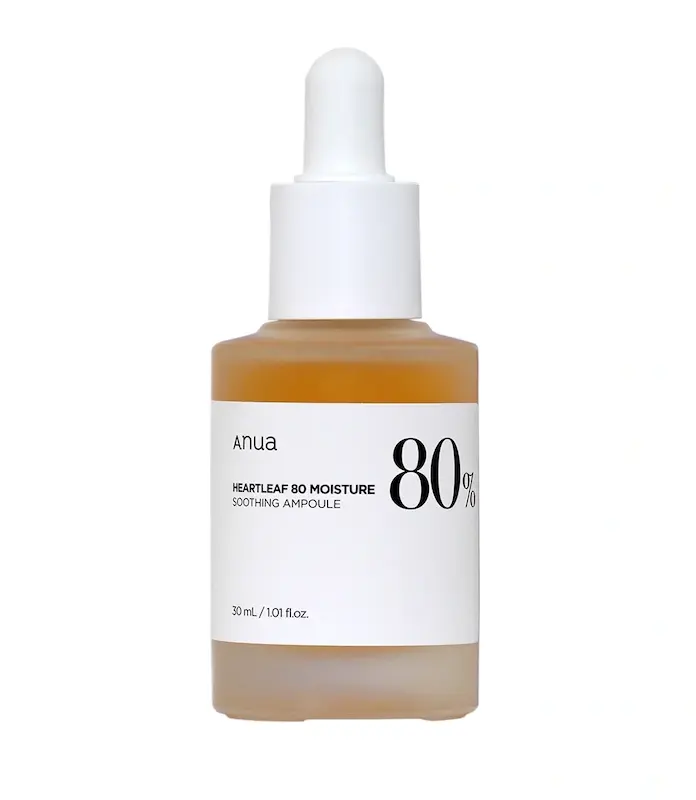 آمپول تسکین دهنده و مرطوب کننده آنوا حاوی عصاره هوتونیا کوردتا