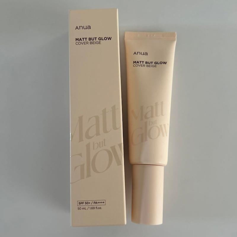 کرم پودر و ضد آفتاب مات کننده آنوا – Anua Matt But Glow Cover Beige SPF 50