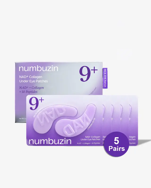 پچ زیر چشم نامبوزین شماره ۹ NAD+ کلاژن – Numbuzin No.9 NAD+ Collagen Under Eye Patches