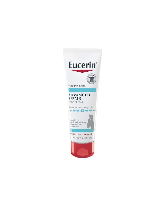 کرم پا eucerin advanced repair foot cream – ترمیم‌کننده و مغذی مخصوص پوست خیلی خشک