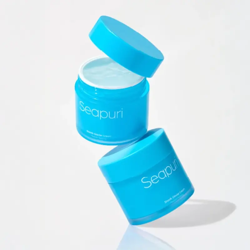 کرم مرطوب‌کننده و تسکین‌دهنده سیپوری Seapuri Shavik Glacier Cream حجم 70 میلی‌لیتر