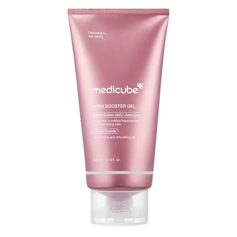 کرم دور چشم PDRN و پپتاید ضدچروک و روشن کننده مدی کیوب حجم 300 میلی لیتر(Medicube Gel viso con polinucleotidi PDRN Booster Gel - Gel )