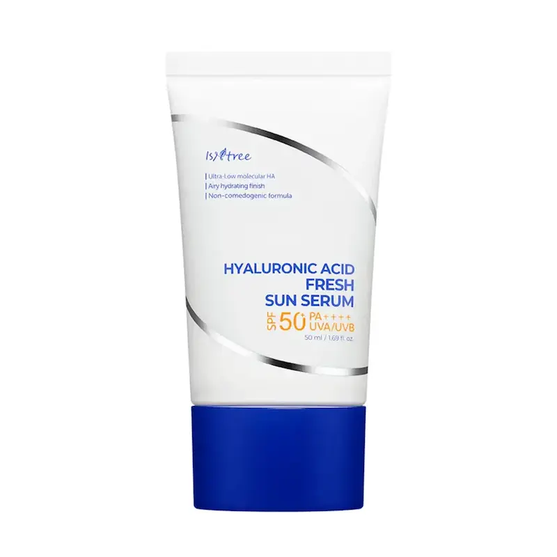 سرم ضد آفتاب هیالورونیک اسید ISNTREE حجم 50 میلی لیتر(ISNTREE Hyaluronic Acid Fresh Sun Serum 50ml)
