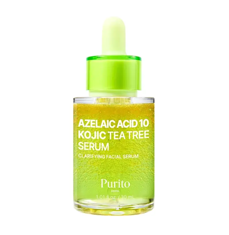 سرم آزلائیک اسید 10 درصد کوجیک اسید و تی تری پیوریتو ضد لک و جوش (Azelaic acid serum, 10% kojic acid and T-tripurito, anti-blemish and acne-fighting, volum)