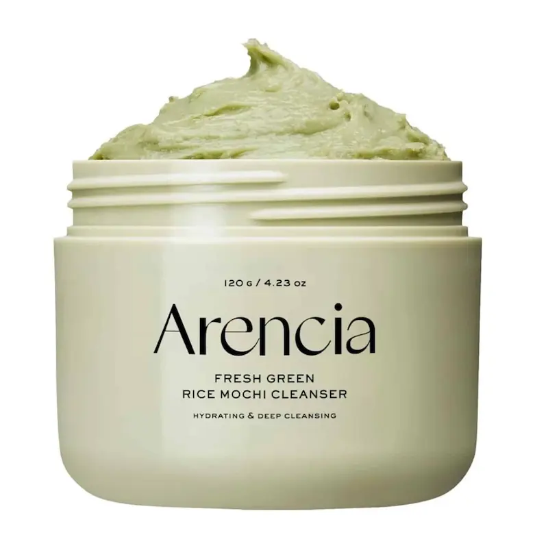 پاک کننده عمقی موچی برنج و چای سبز آرنسیا(Arencia Rice Mochi and Green Tea Deep Cleanser)