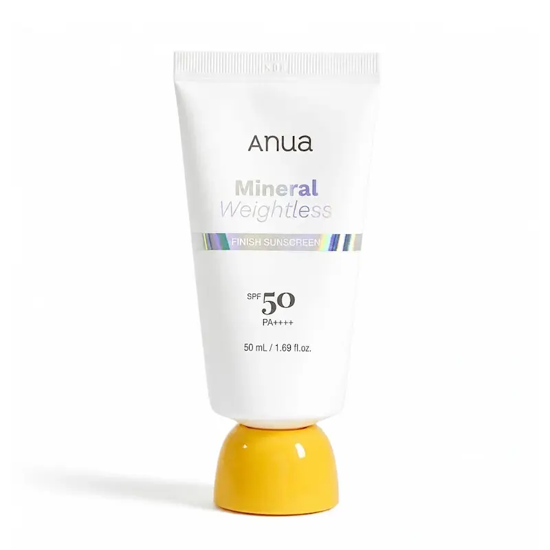 ضد آفتاب مینرال آنوا؛ آبرسان و تقویت‌کننده سد دفاعی پوست (Anua Mineral Sunscreen – Hydrating & Barrier-Strengthening)