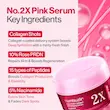  سرم ضدحساسیت و تقویت‌کننده نامبوزین شماره ۹ مدل Rose PDRN Collagen 2X Plumping  (Numbuzin No.9 Rose PDRN Collagen 2X Plumping Serum)
