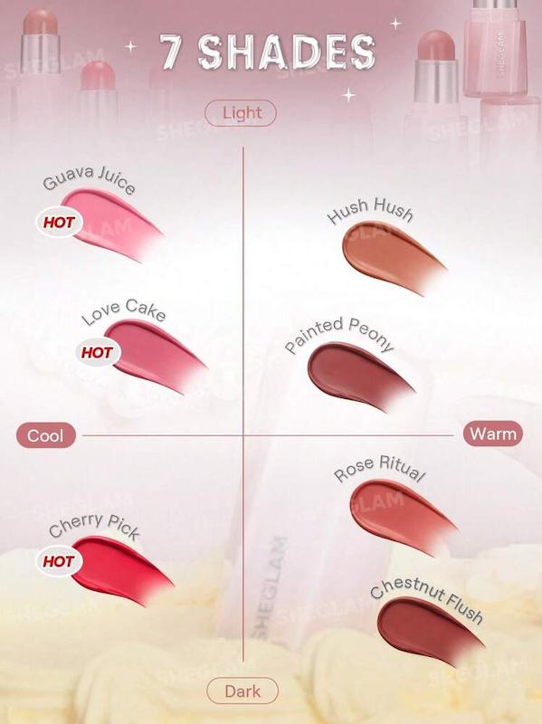رژگونه استیکی مدل Bliss Blush شیگلم