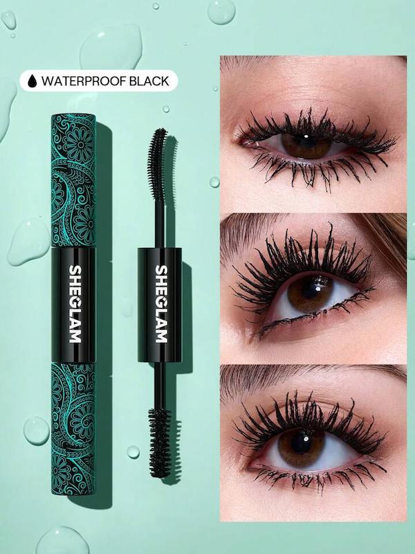 ریمل دو سر حجم دهنده و بلند کننده ضد آب شیگلم Waterproof Black
