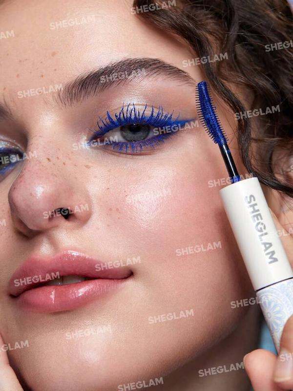 ریمل رنگی دوسر شیگلم رنگ Blue-آبی