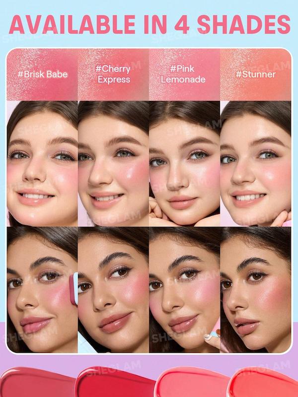 رژگونه استیکی مدل Glass Glow شیگلم | Sheglam 